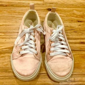 Pale pink sneakers size 12